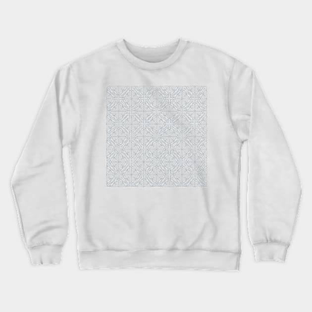 Geo Squares 2 Grey Crewneck Sweatshirt by ProjectM